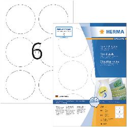 Etykiety ruchome Herma okrągłe 85 100 arkuszy DIN A4 600 sztuk 4478