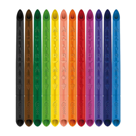 Zestaw kredek Quantore Maped Color Peps Infinity, 12 kolorów