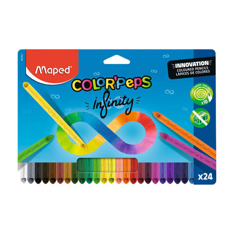 Zestaw ołówków Quantore Maped Color Peps Infinity, 24 kolory