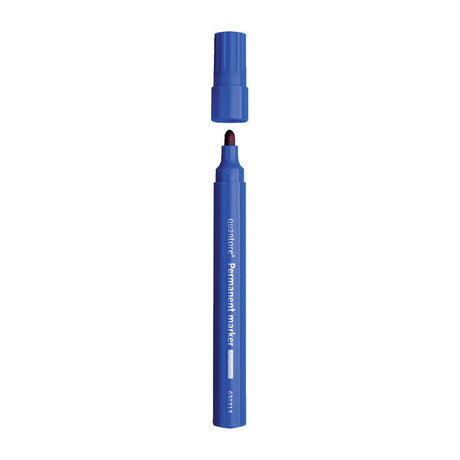 Marker permanentny Quantore okrągły 1-1,5 mm niebieski