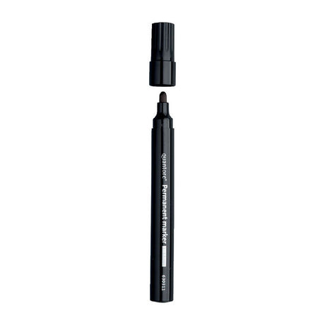 Marker permanentny Quantore okrągły 1-1,5 mm czarny