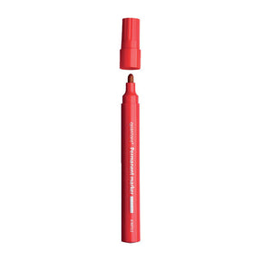 Marker permanentny Quantore okrągły 1-1,5mm czerwony