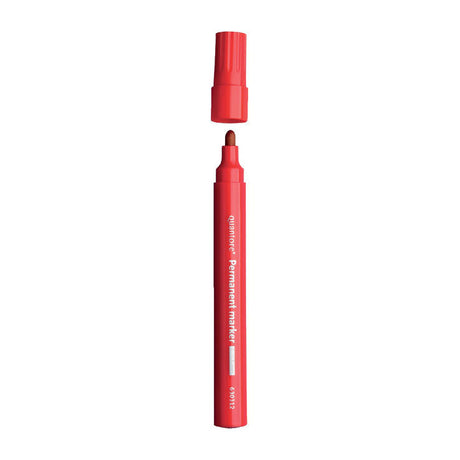 Marker permanentny Quantore okrągły 1-1,5mm czerwony