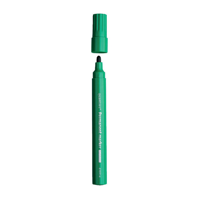 Marker permanentny Quantore okrągły 1-1,5 mm zielony