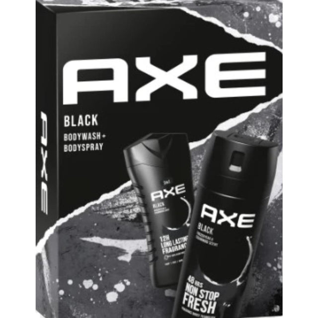 Zestaw upominkowy Axe, czarny spray dezodorujący