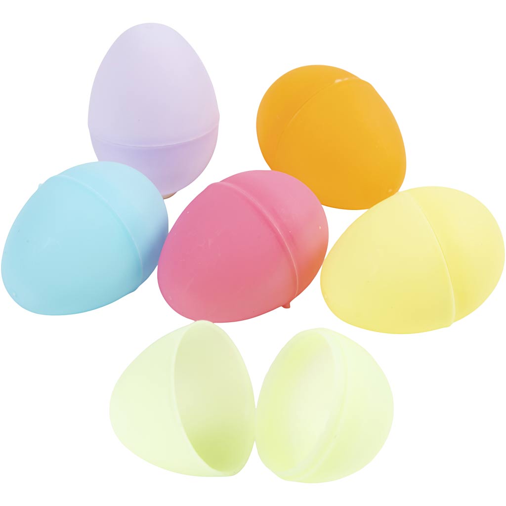 Firma Creativ https: www.cchobby.nl jajka-h-4-5-cm-d-3-cm-pastelcolors-24-piece-1-box