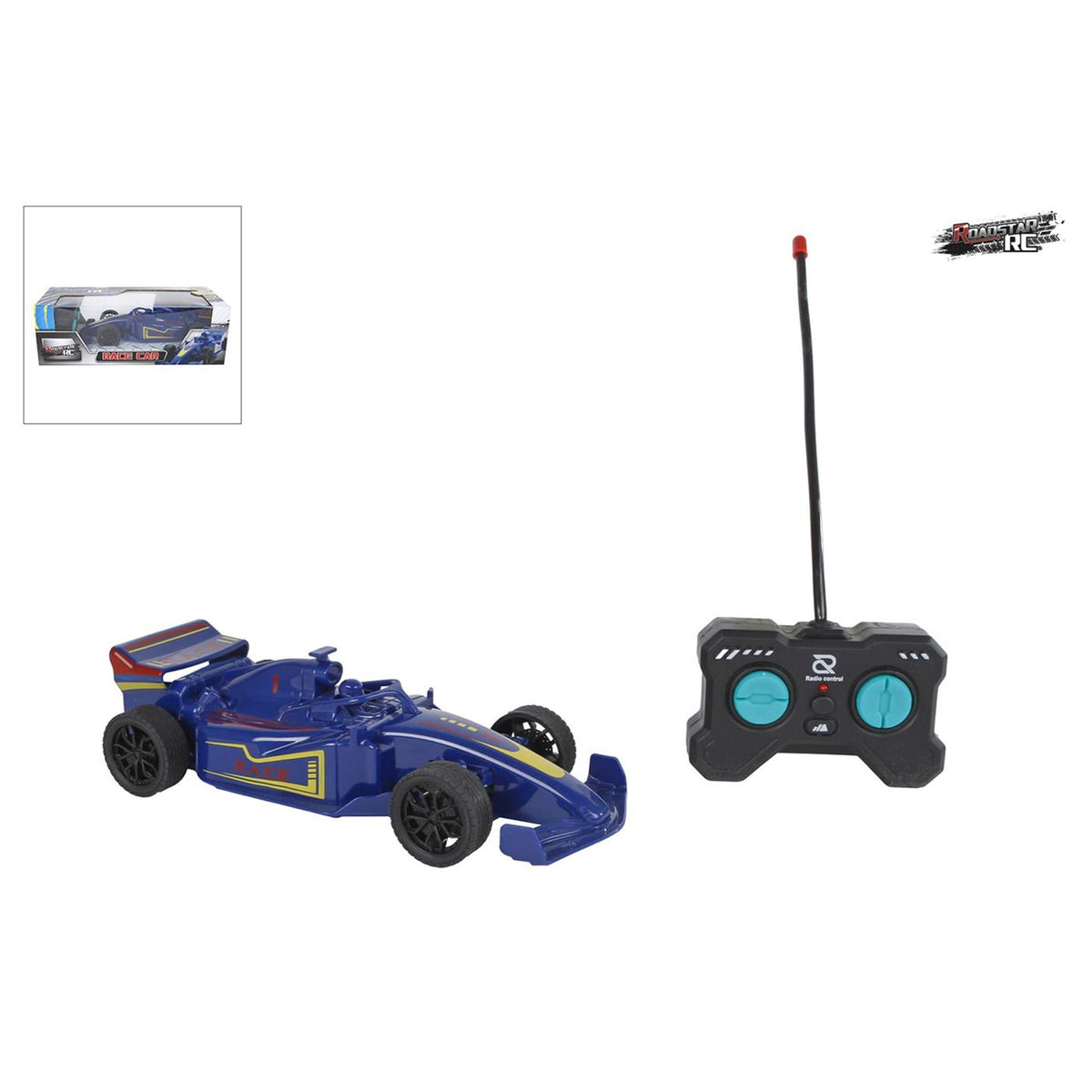 Samochód wyścigowy Roadstar RC o średnicy 19,5 cm
