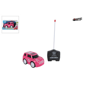 Samochód zdalnie sterowany Roadstar 27 MHz różowy 13,5 cm