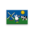 Magnes na lodówkę Miffy blaszana łąka 5,4x7,9cm