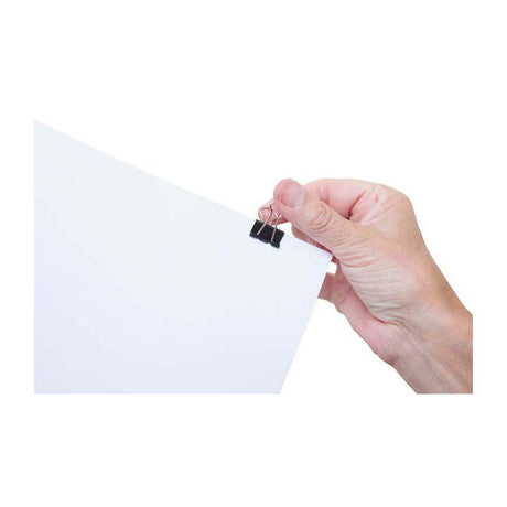Quantore spinacz do papieru maul czarny, 12 szt.