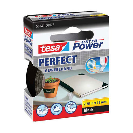 Tesa 1025250 - ekstra pow.2,75mx19mm czarna. | 1 szt