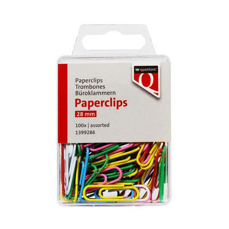 Quantore spinacz do papieru 28mm, 100 szt.