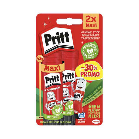 Quantore Klej w sztyfcie pritt sztyft oryginalny 43gr, 2 szt.