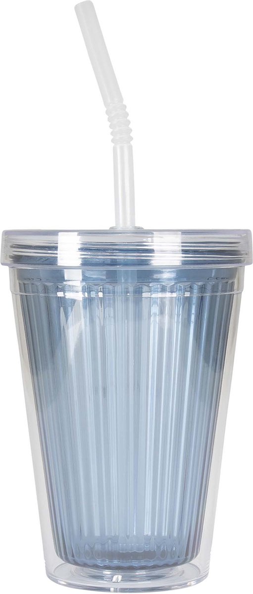 Gimex - kubek termiczny - 500 ml - niebieski - 1 szt