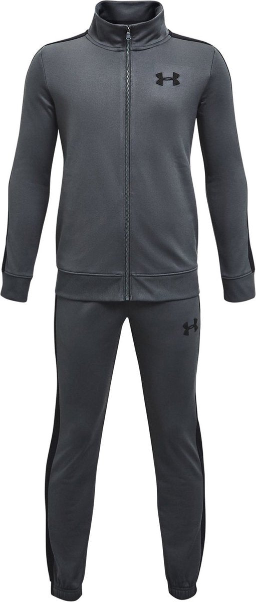 Dres chłopięcy Under Armour Rival - szary dres - smoła - czarny
