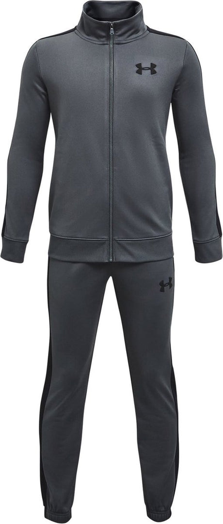 Dres chłopięcy Under Armour Rival - szary dres - smoła - czarny