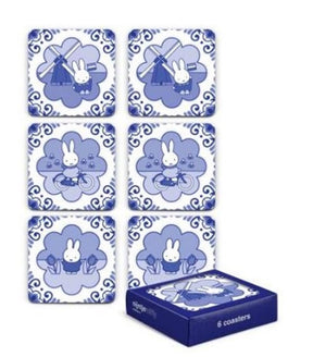 Pamiątkowe pudełko Miffy Coasters zawierające 6 sztuk