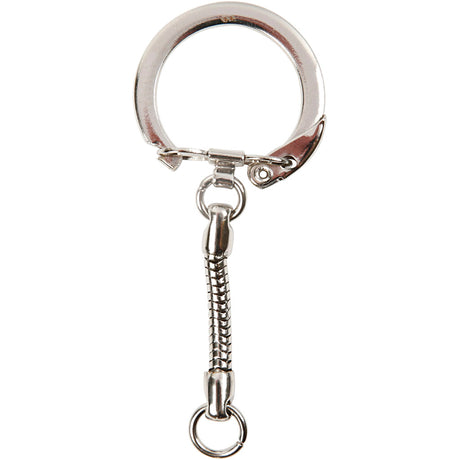 Firma Creativ https: www.cchobby.nl brelok-z-łańcuszkiem-l-6-cm-d-2-3-cm-5-sztuka-1-pudełko
