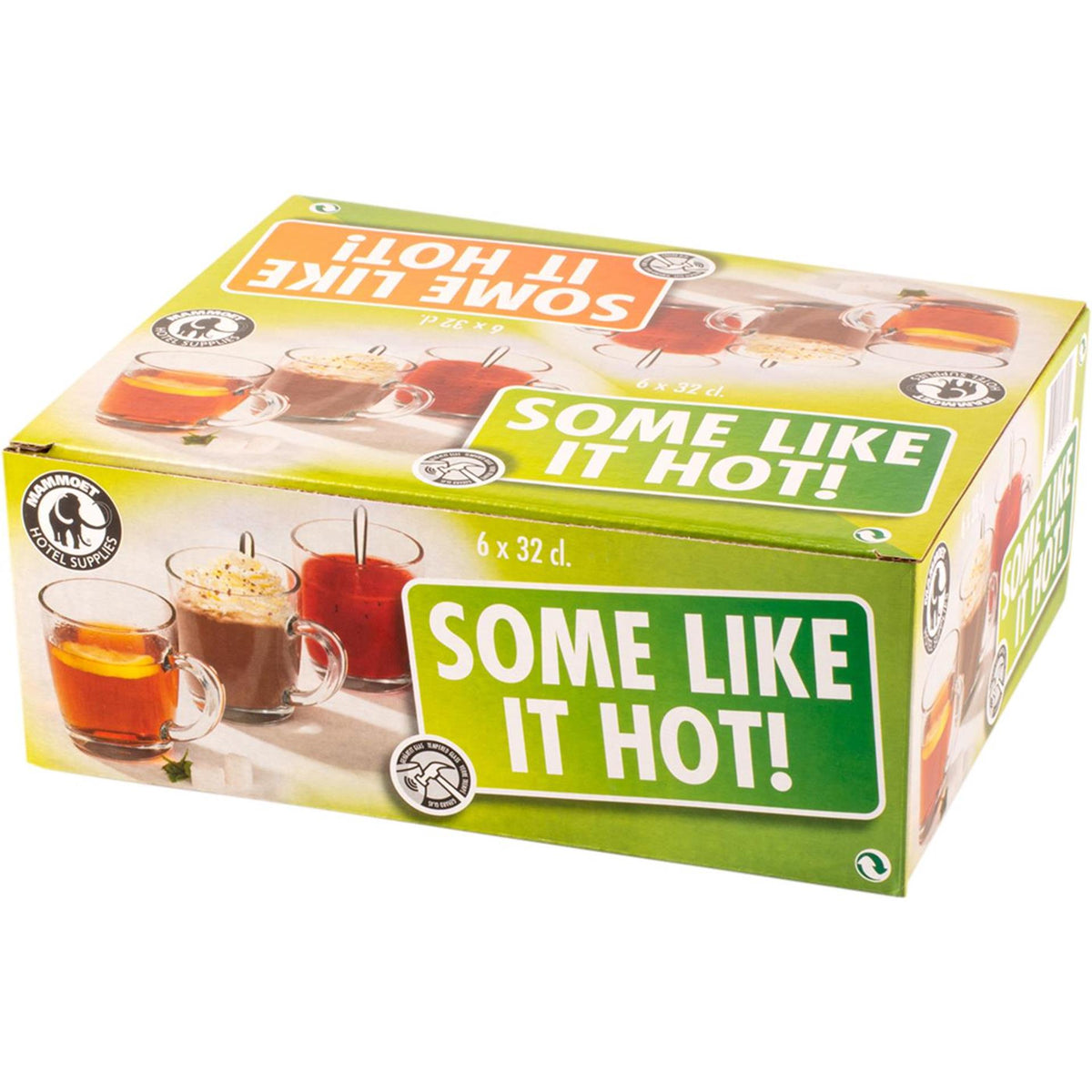 Szklanka do herbaty Mammoet, Some Like It, 32 cl, pudełko zawierające 6 sztuk