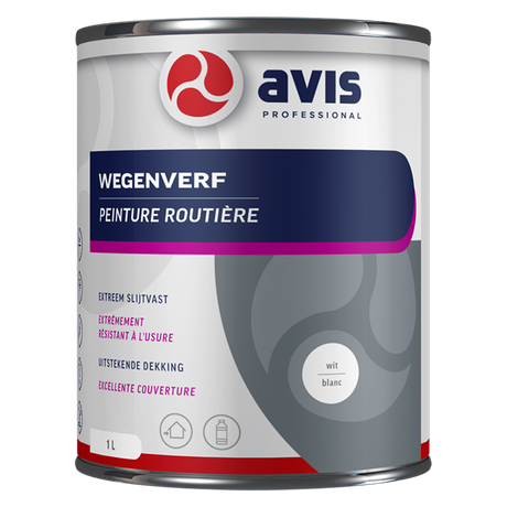 Avis professional 1074405 - farba drogowa avis biała 1 litr | 1 szt