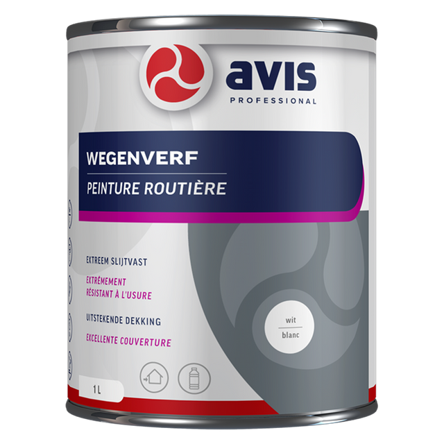 Avis professional 1074405 - farba drogowa avis biała 1 litr | 1 szt