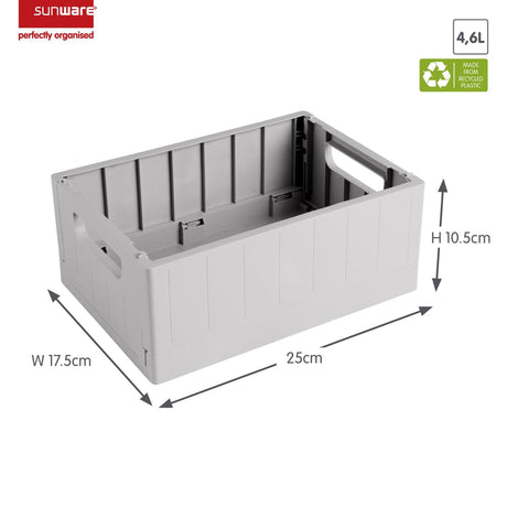 Składana skrzynka Sunware Sigma Home 4,6l szara