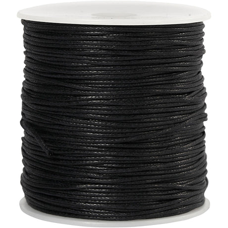 Firma Creativ https: www.cchobby.nl sznurek bawełniany-grubość-1-mm-czarny-100-m-1-doos-51514