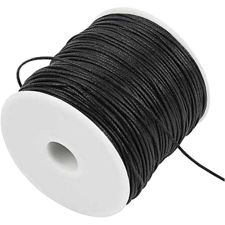 Firma Creativ https: www.cchobby.nl sznurek bawełniany-grubość-1-mm-czarny-100-m-1-doos-51514