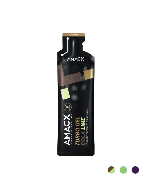 Amacx żel energetyczny turbo żel cola limonkowy 12x60ml