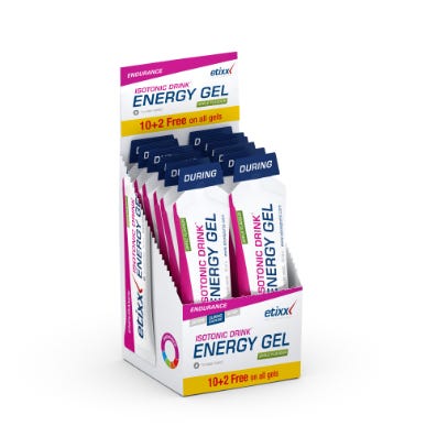 Etixx Endurance Napój izotoniczny żel energetyczny jabłkowy 12x60gr