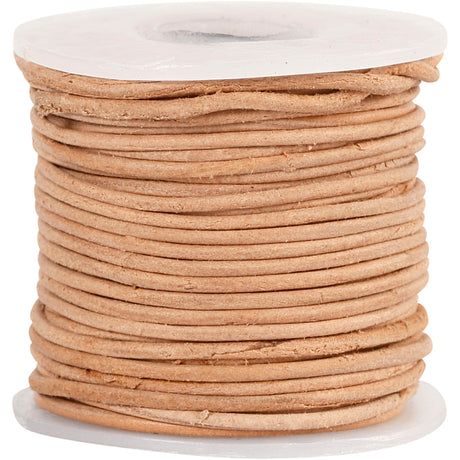 Firma Creativ https: www.cchobby.nl skórzany-sznurek-grubość-1-mm-naturalny-10-m-1-rolka