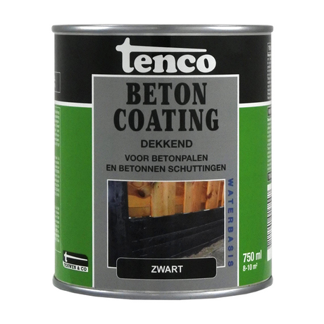 Tenco 1078320 - powłoka betonowa kryjąca czarna 0,75l | 1 szt