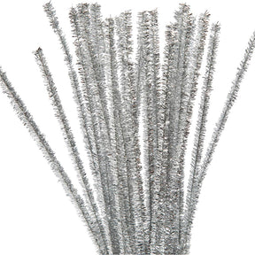Firma Creativ https: www.cchobby.nl chenille-l-30-cm-thickness-6-mm-glitter-silver-24-piece-1-box