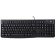 Klawiatura Logitech K120 dla biznesu (czarna, układ EU (QWERTY), gumowa kopułka, 100%)