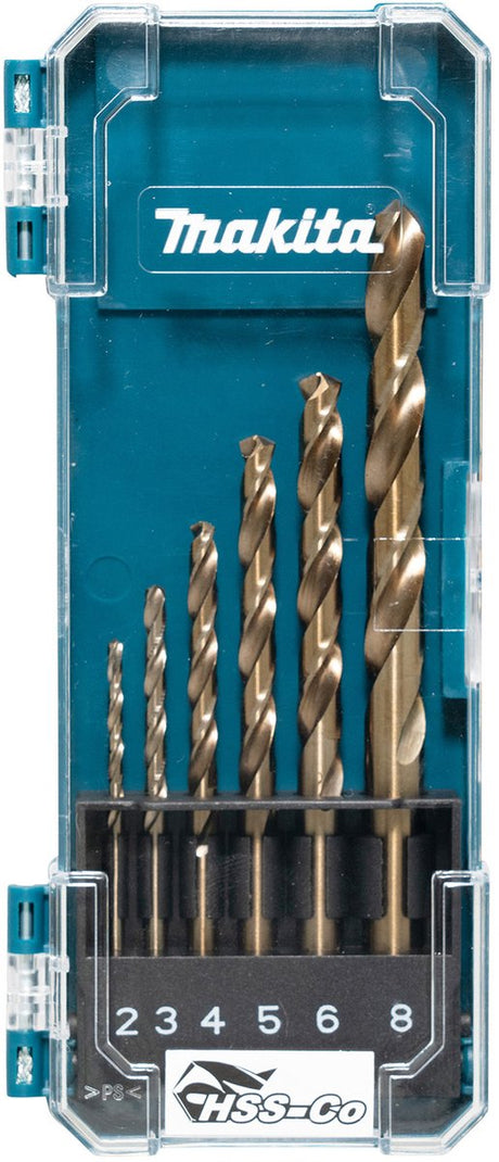 Zestaw wierteł Makita hss-co 6-częściowy - d-75758