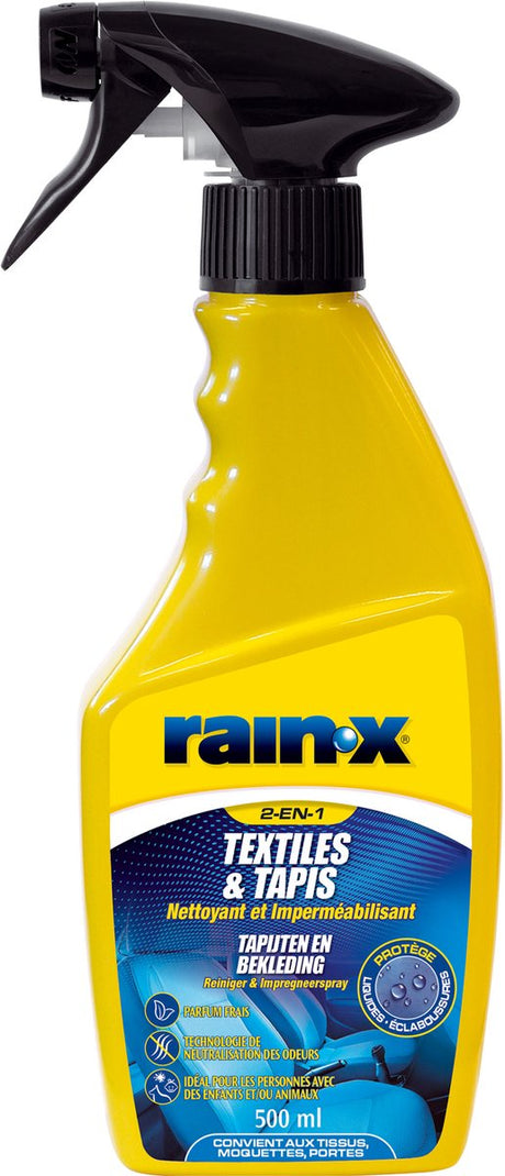 Środek czyszczący Rain-x - do dywanów i tapicerki - Środek czyszczący 2 w 1 - 500ml