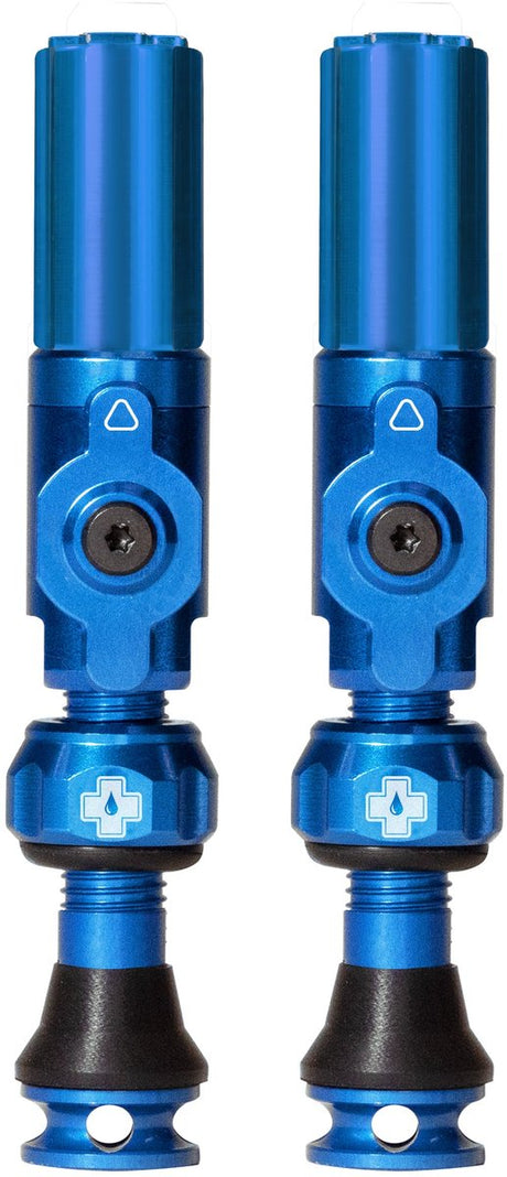 Muc-off zawór bezdętkowy big bore hybrydowy mały niebieski samochód zawór schrã¤der 30mm