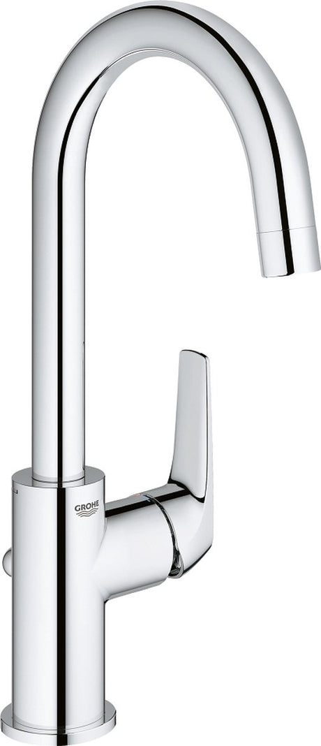 Bateria umywalkowa Grohe Start Flow - oszczędzająca wodę - obrotowa wylewka - z odpływem - chrom