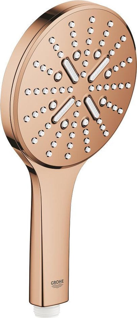Grohe Rainshower smartactive 130 główka prysznicowa - 13 cm - 3 rodzaje strumienia - ciepły zachód słońca - 26574da0