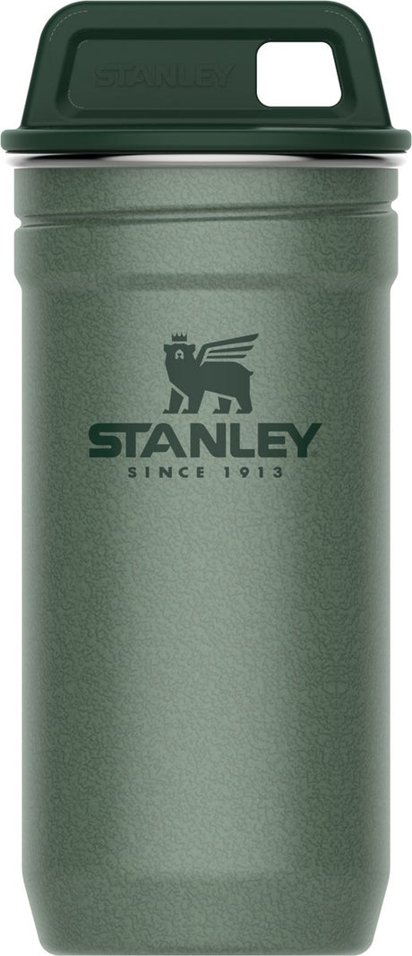 Zestaw kieliszków do kieliszków Stanley Adventure 0,59 ml - Kieliszki do shotów bez BPA - Kieliszki ze stali nierdzewnej - Łatwe do układania i przechowywania - Można myć w zmywarce - Kolor młotkowy zielony
