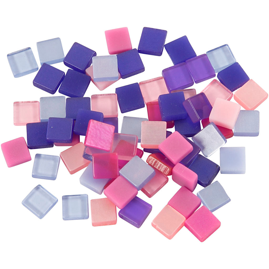 Creativ Company Mini MoSaic Purple 10x10 mm, 25 gramów