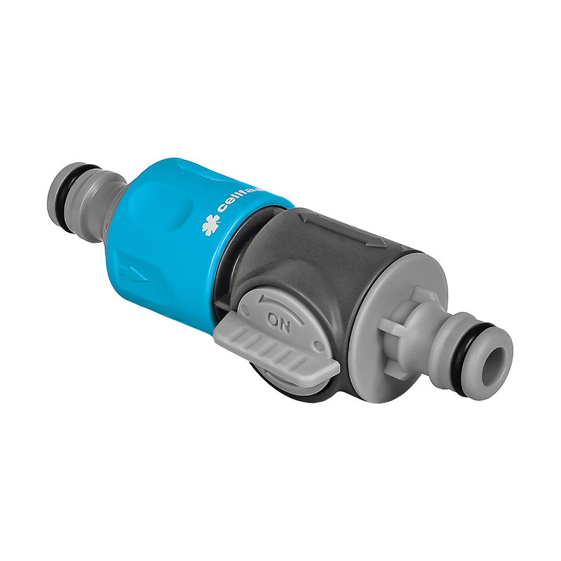 Cellfast slangconnector dubbel met klep celpro