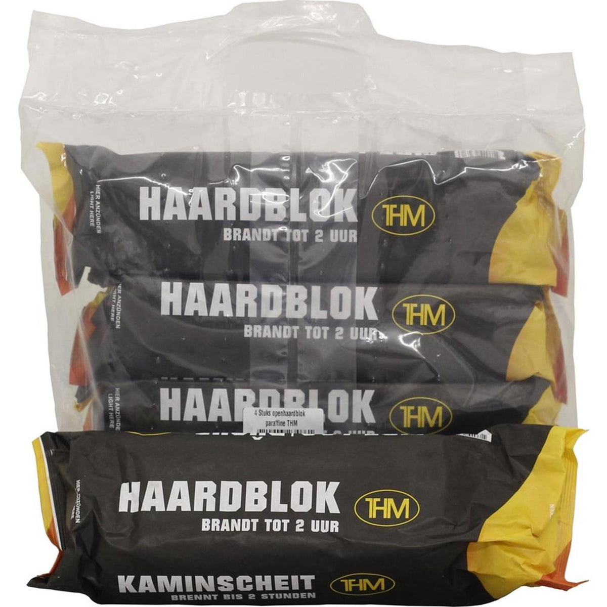 Rozpalane bloki kominkowe na parafinę 1kg worek 4 sztuki