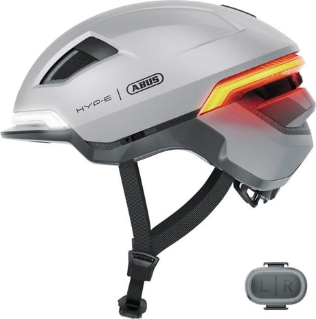 Kask Abus hyp-e blask srebrny
