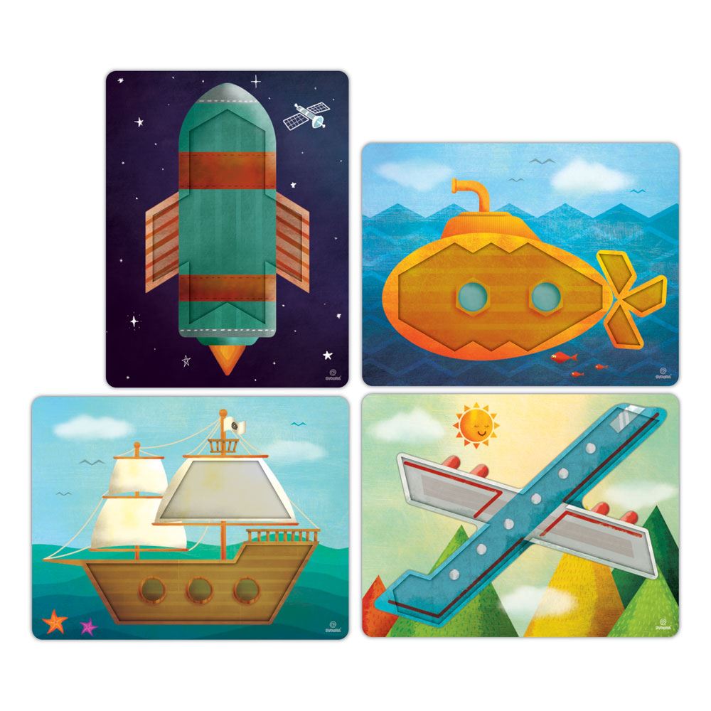 Artykuły: transport puzzli. 33x28x5,5 cm 4+