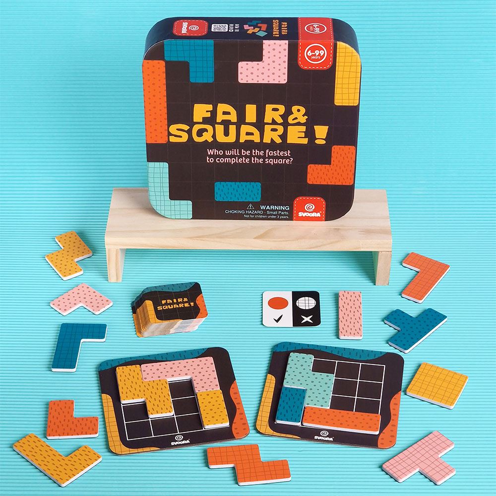 Svoora spel eerlijk en vierkant. 6-99+ | 2 stuks