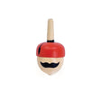 Draaihoed met houten tol. de griek. 5+
