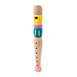 Drewniany flet prosty paw fioletowy 20 cm. 3+