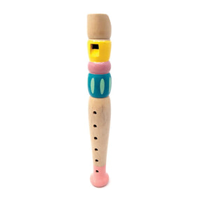 Drewniany flet prosty paw fioletowy 20 cm. 3+