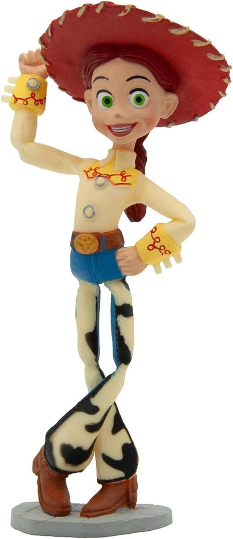 Bullyland 12762 – Disney Pixar Toy Story Figurka kowbojki Jessie – realistyczna i szczegółowa konstrukcja – idealna jako figurka na tort, przedmiot kolekcjonerski lub drobny prezent dla dzieci w wieku 3 lat i starszych